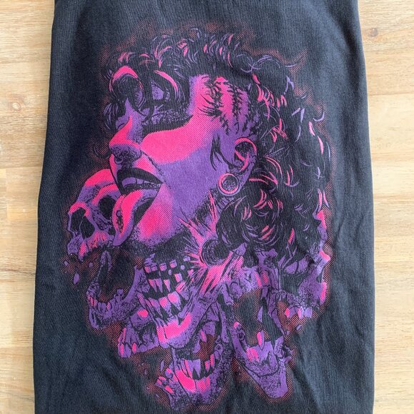 Unisex MAMI'S JUDGEMENT WRESTLING RIPLEY Horror Goth WWE Black T-Shirt - Picture 10 of 10